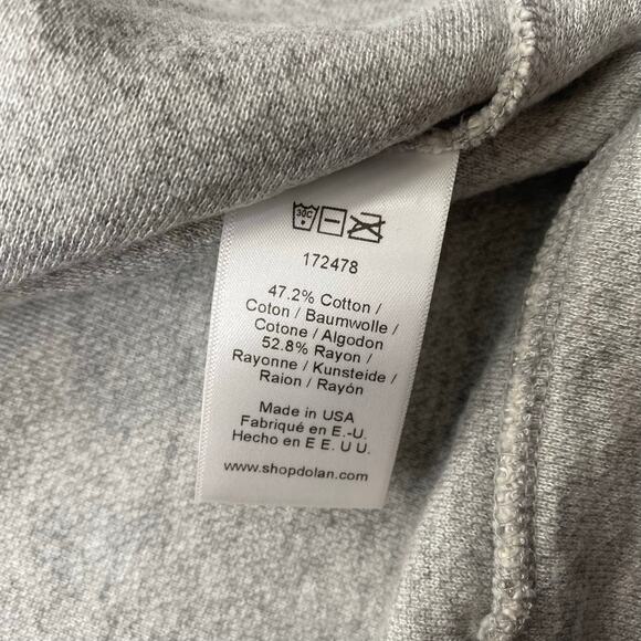 Dolan Anthropologie Women's Silver & White Crewneck Pullover Sweater Size Small - Picture 9 of 10